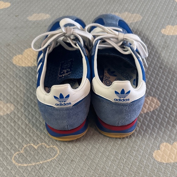 adidas SL ‘72 Royal Blue and White Classic Trainers - Picture 3 of 7